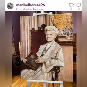 original art oil painting on canvas by professional artist @maribelherra496
